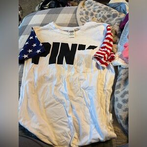 Pink brand 4th of July shirt